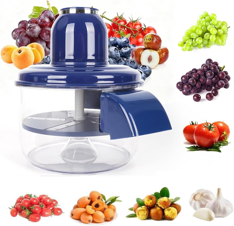 Automatic Electric Grape & Garlic Peeler – Blue